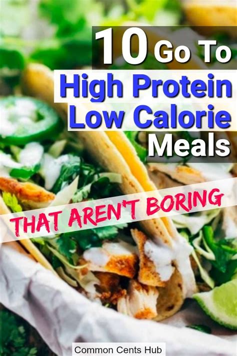 You've come to the right place. 10 High Protein Low Calorie Meals You'll Definitely Want ...