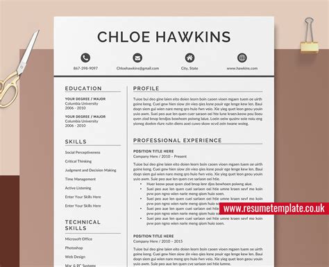 The 50 Best Resume Cv Templates For 2021 Microsoft Word Resume