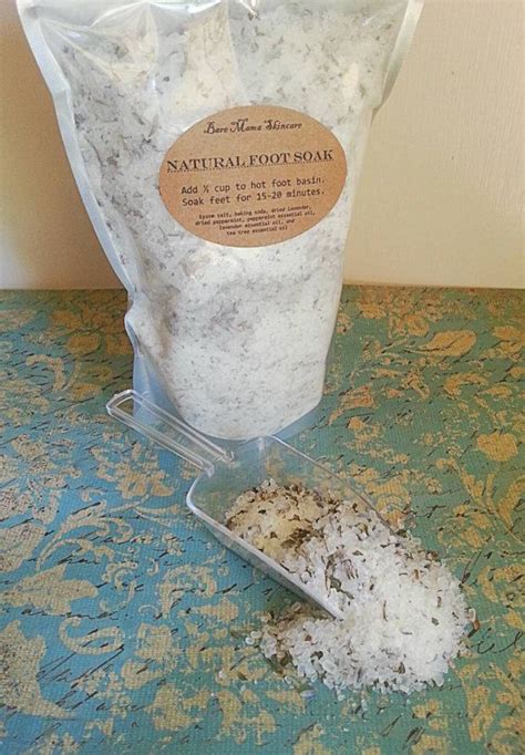 Natural Foot Soak Soaking Salts Magnesium Soak Bath Salts Stinky