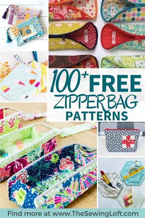 100 Free Zipper Pouch Patterns The Sewing Loft