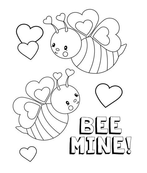 Hearts and flowers for valentine's day are the perfect time to break out the pink and red crayons! February Coloring Pages | Printable valentines coloring ...