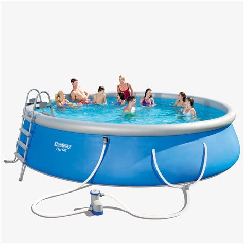 Bestway Fast Set 18 X 48 Swimming Pool Set With Pump Ladder And