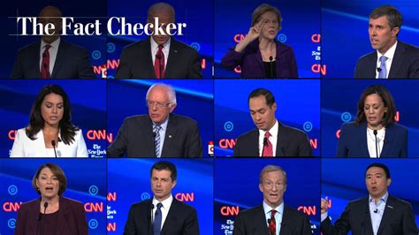 Fact Checking The Fourth Democratic Debate The Fact Checker The