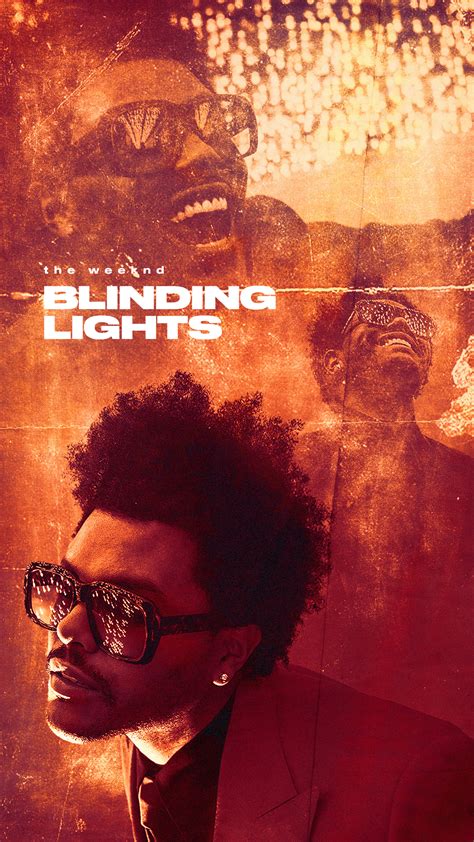 The Weeknd Blinding Lights On Behance