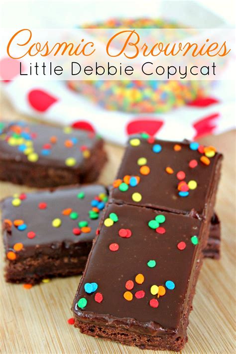 How do they stack up to a moon pie? Little Debbie Cosmic Brownies Copycat Recipe | Cosmic ...