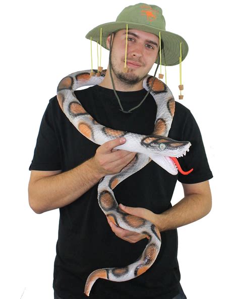 Rubber Snake 6ft Long 180cm Latex Large Python Australia Day Party