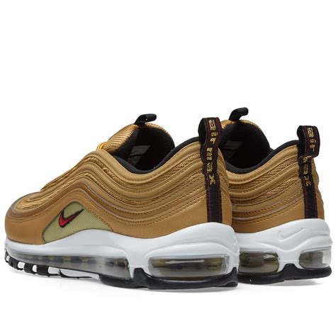 Nike W Air Max 97 Og Qs Metallic Gold And Varsity Red End Us