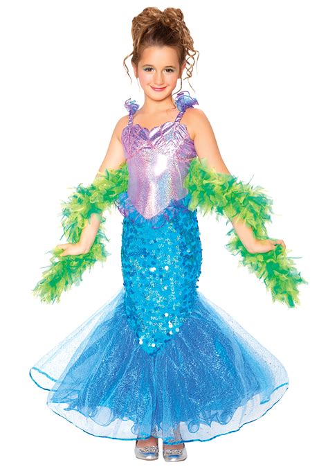 Girls Mermaid Costume Halloween Costumes