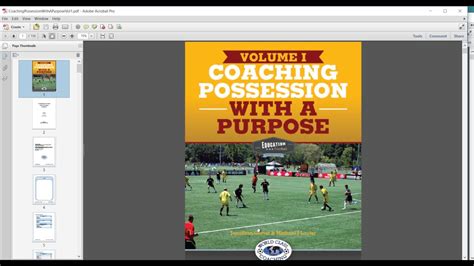 Coaching Possession With A Purpose Youtube