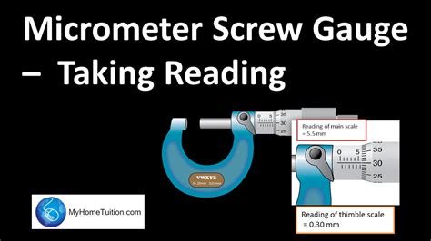 Micrometer Screw Gauge Taking Reading Introduction To Physics Youtube