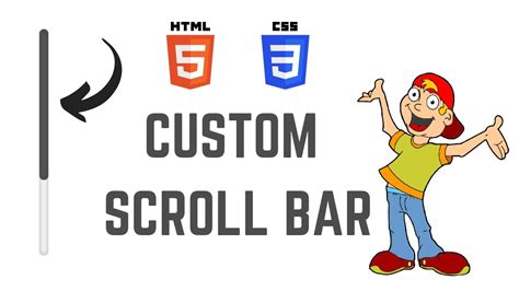 How To Create A Custom Scrollbar Using CSS HTML CSS Tutorial YouTube