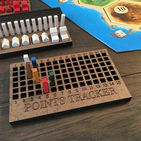 Catan Victory Points Tracker Settlers Of Catan Etsy Board Games Diy