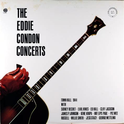 Eddie Condon The Eddie Condon Concerts Town Hall 1944 Jazzcat Record