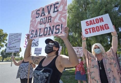 Scvnews Com Scv Salon Workers Hold Reopening Rally