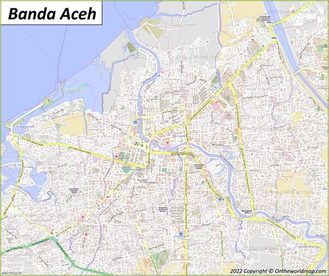 Banda Aceh Map Indonesia Detailed Maps Of Banda Aceh