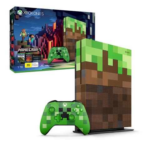 Xbox One S 1tb Minecraft Limited Edition Console The