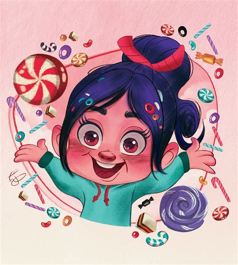 Artstation Vanellope Von Schweetz