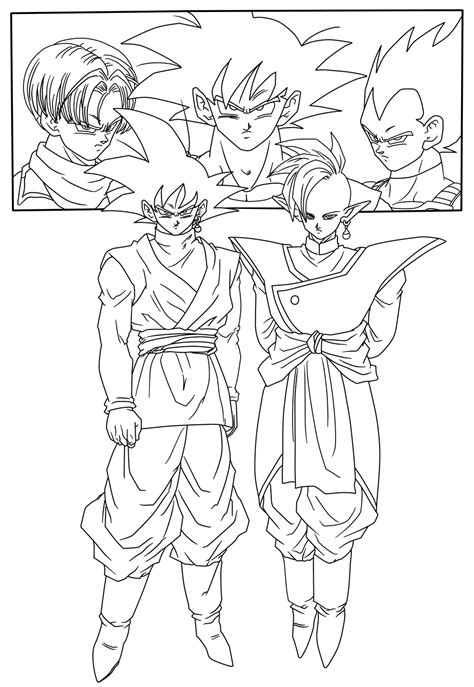 I began attack black, but he keeps dodging my. Lineart#04 - The Zamasu Saga by GenesisLinearts on DeviantArt