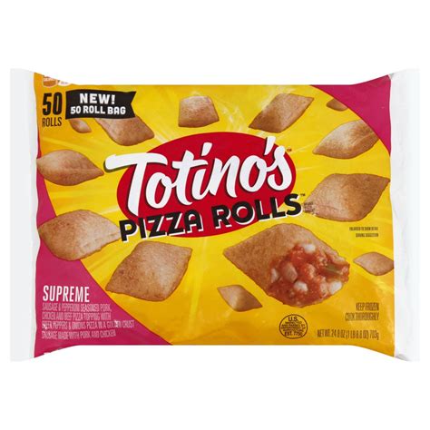 Frozen Supreme Pizza Rolls Totinos 50 Rolls Delivery Cornershop By Uber