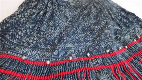 Hand Stitch Embroidered Multi-Color Traditional HMONG Skirt. | Hmong ...