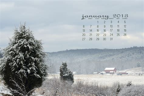 Free Download Calendar Wallpaper January Wallpapers Desktop Pictures