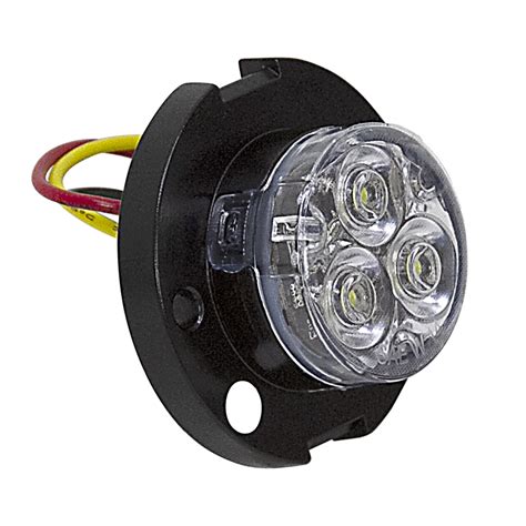 1 3 Led Clear Surfacerecessed Strobe Light Buyers Products 8892401