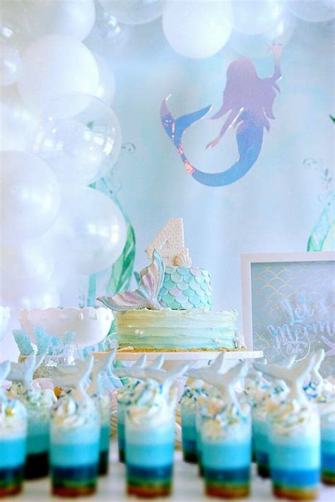 Mermaid Themed Birthday Party Karas Party Ideas In 2022 Birthday