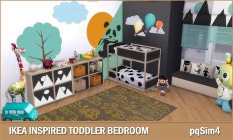 Pqsims4 Ikea Inspired Toddler Bedroom • Sims 4 Downloads