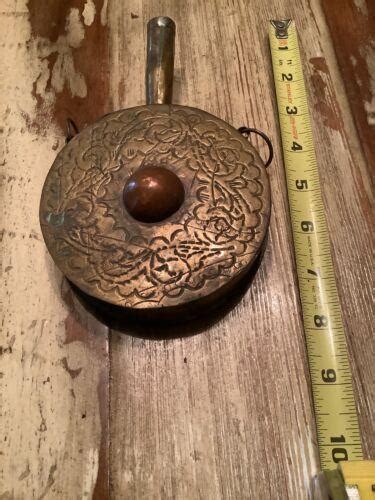 Antique Copper Brass Middle Eastern Canteen 4312969904