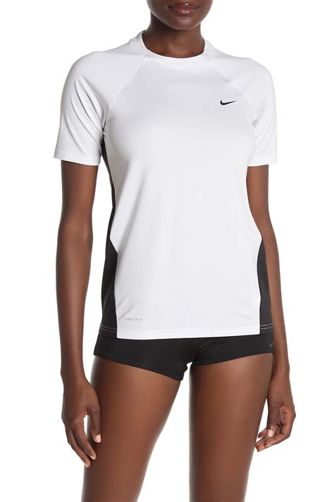 Nike Short Sleeve Dri Fit T Shirt In White Lyst