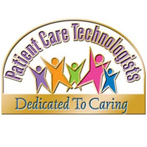 Patient Care Technologists Dedicated To Caring Lapel Pin With Card