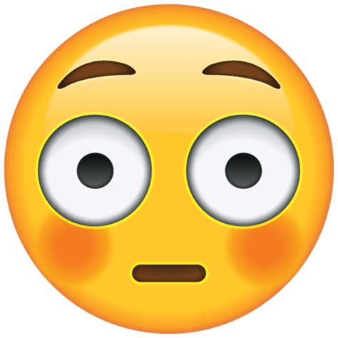 Flushed Face Emoji Emoji Pictures Emoji Funny Emoticons