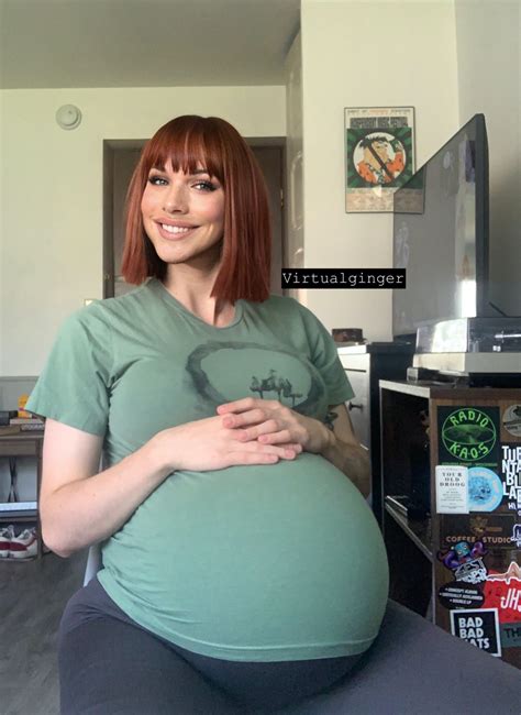 Virtualginger On Twitter I Think A Triplet Pregnancy Looks Good On Me