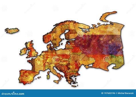 Political Map Of Europe Stock Illustration Illustration Of Europe