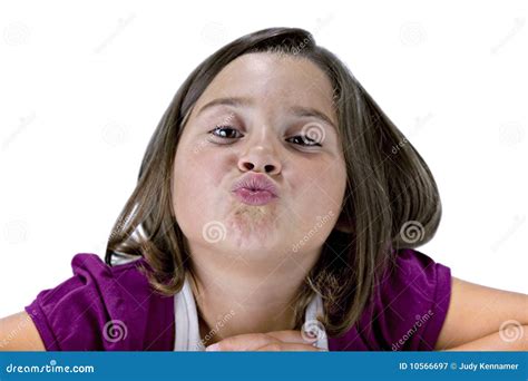 губы девушки Puckered детеныши Стоковое Изображение изображение насчитывающей бело дерзкий