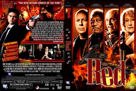 Red Movie Dvd Custom Covers Red Dvd Covers