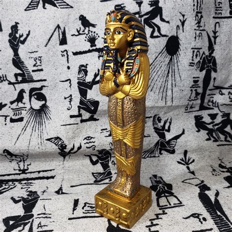 Egyptian King Tut Collectible Figure Ancient Egypt Colorful Etsy