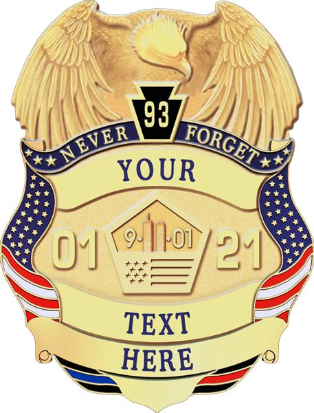 Never Forget 911 With This Unique Commemorative Badge
