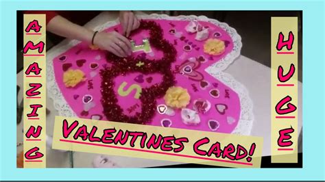 Diy valentine gifts dollar tree. DIY HUGE Valentine's Day Card Gift Idea. Dollar Tree - YouTube