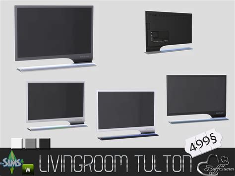 The Sims Resource Livingroom Tulton Tv