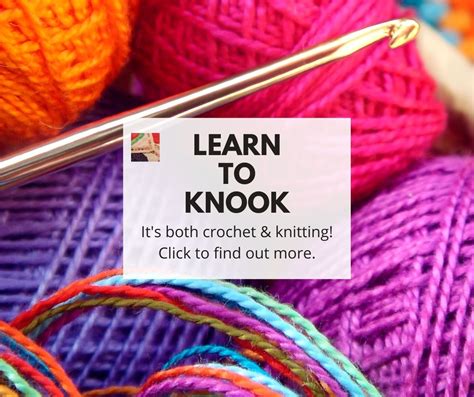 Knooking: Knitting with a Crochet Hook | Needlepointers.com