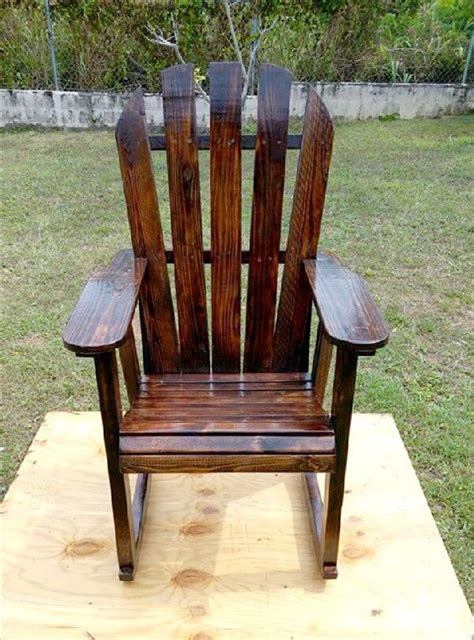 Wood chair outdoor chairs chair woodworking outdoor decor wood diy chair home decor design. 12 DIY Wooden Pallet Rocking Chairs Design | Pallets Designs