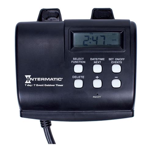 Intermatic Hb880r 15 Amp Outdoor Digital Timer For Control Of Lights