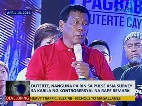 Duterte Aprub Pa Rin Sa Pinoy Sa Pulse Asia Pilipino Star Ngayon My
