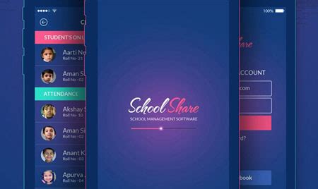 Cash app is the easiest way to send, spend, save, and invest your money. Mobile App Design Inspiration - School Share | Designbeep