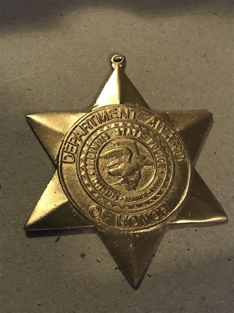 Collectors Badges Auctions Illinois State Police Medal Of Honor Reduced