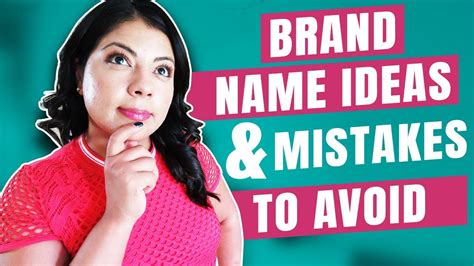 How To Come Up With A Brandbusiness Name 6 Mistakes To Avoid When