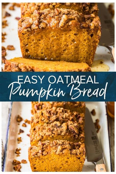 With a little experimentation it's perfect for my taste. This oatmeal pumpkin bread is the things that fall dreams ...