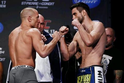 Gsp Vs Condit With Images Mma Fighting Ufc Mma