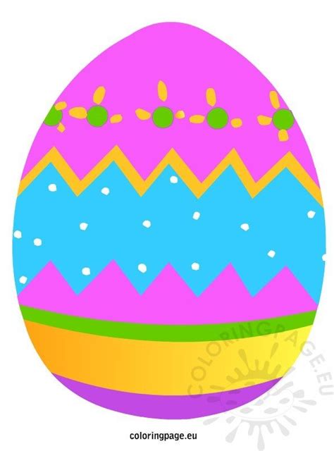 Printable Easter Eggs Already Colored Printable World Holiday